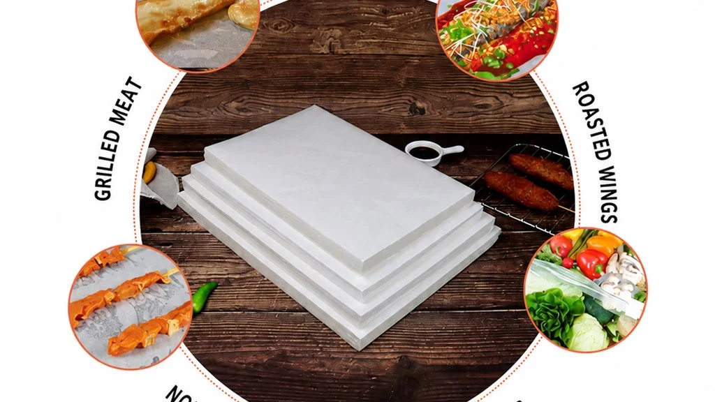 Ziplock stand-up pouches for retail non-stick parchment paper