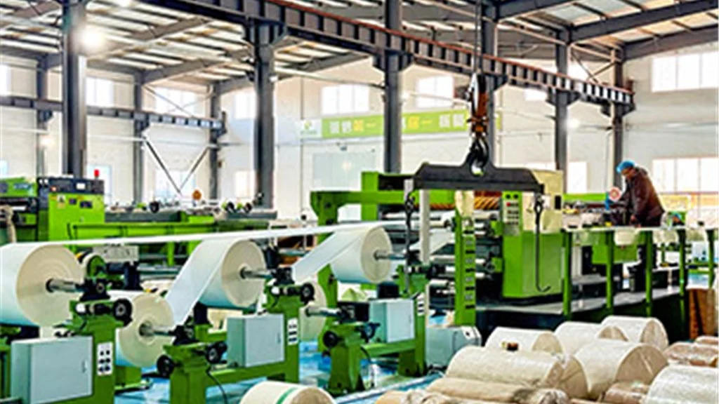 Efficient packaging line with aluminum foil products