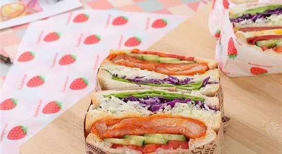 High-speed flexographic printing press for food wrapping paper