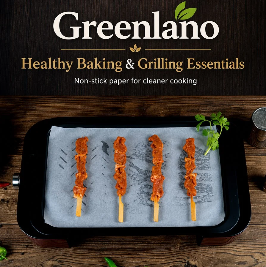 Close-up of Greenlano air fryer liner texture showing material quality